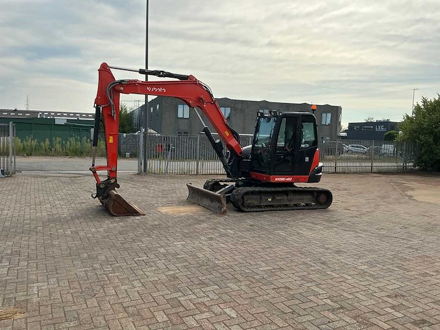 2021 kubota kx080-4 midigraafmachine - afbeelding 3 van  30