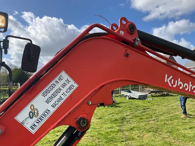 2021 kubota u36-4 - rupsgraafmachine - afbeelding 5 van  34