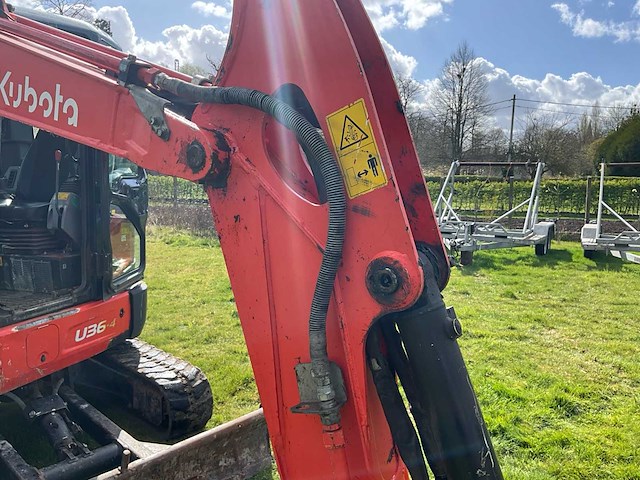 2021 kubota u36-4 - rupsgraafmachine - afbeelding 32 van  34
