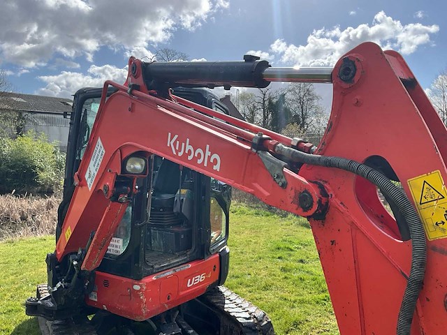 2021 kubota u36-4 - rupsgraafmachine - afbeelding 33 van  34