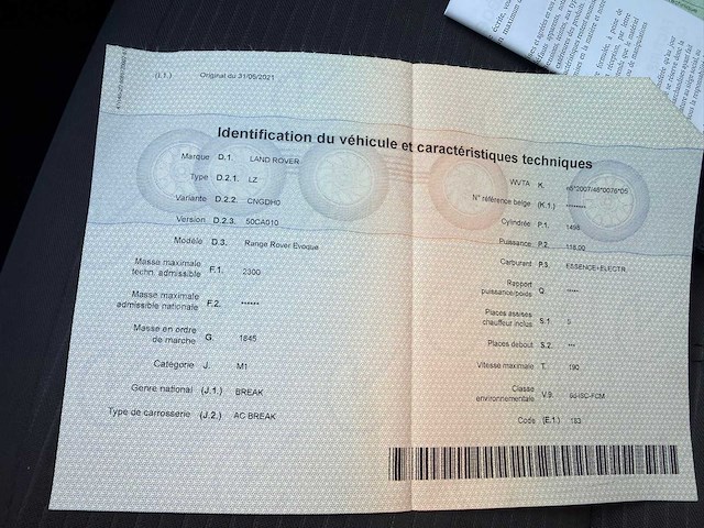 2021 land rover range rover evoque - afbeelding 10 van  19