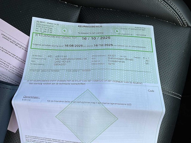 2021 land rover range rover velar - personenauto - afbeelding 39 van  48