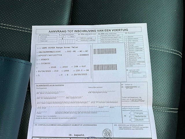 2021 land rover range rover velar - personenauto - afbeelding 42 van  48