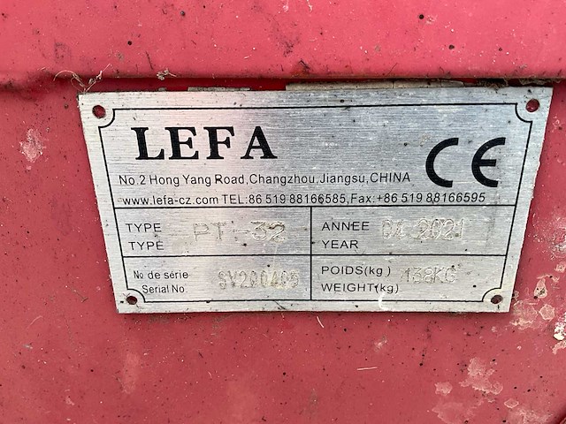 2021 lefa pt-32 aardappelplanter - afbeelding 10 van  18