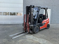 2021 linde h35t heftruck met dubbele vork