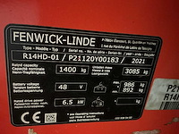 2021 linde r14hd-01 reach truck - afbeelding 23 van  55