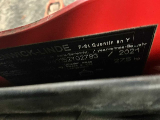 2021 linde t16 elektrische palletwagen - afbeelding 2 van  3