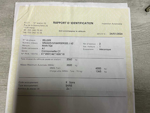 2021 man tge3.140 airco - navigatie - parkeersensoren - afbeelding 50 van  56