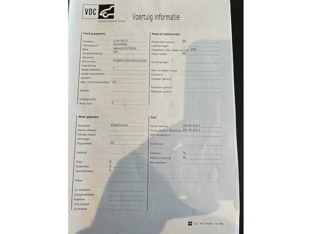 2021 mangosteen m1 - e-scooter - afbeelding 10 van  12