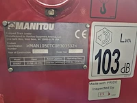 2021 manitou 1050rt - eu stg5 schranklader op rupsen - afbeelding 14 van  22