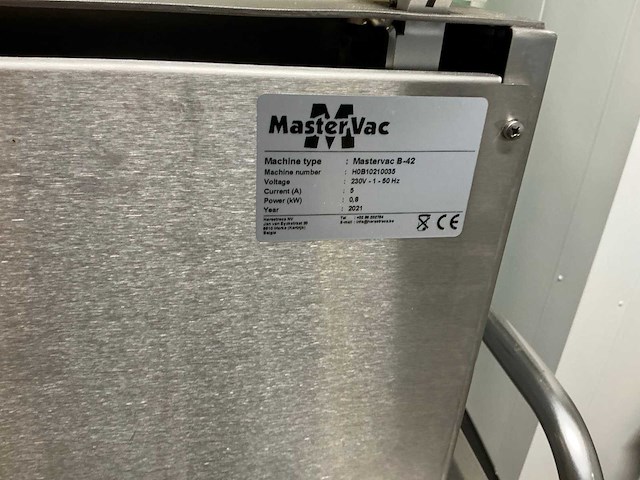 2021 mastervac b-42 vacuümmachine - afbeelding 4 van  4