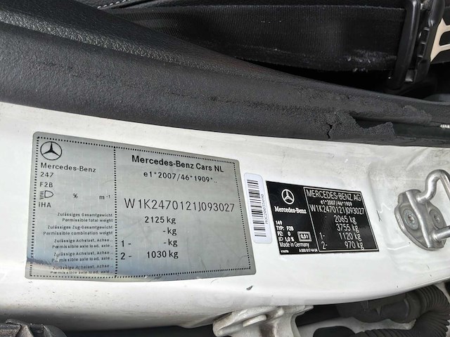 2021 mercedes-benz b 200 d f2b auto - afbeelding 39 van  56