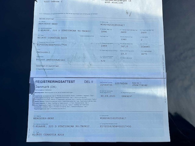 2021 mercedes-benz c-klasse 220 d 9g-tronic personenauto - afbeelding 61 van  66