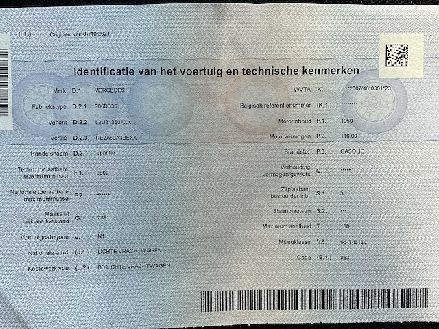 2021 mercedes-benz sprinter - 52000km - 3 pers - airco - afbeelding 41 van  54