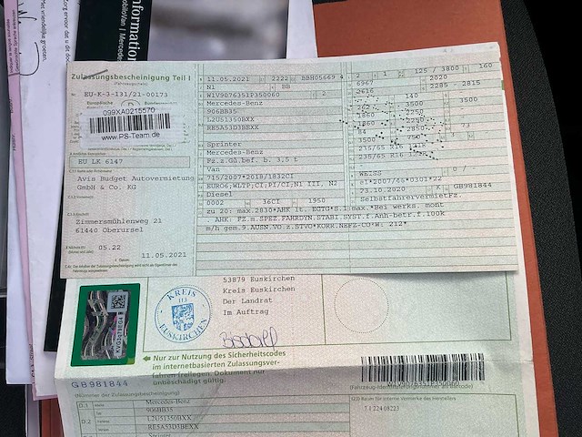 2021 mercedes sprinter lichte vracht - afbeelding 41 van  48