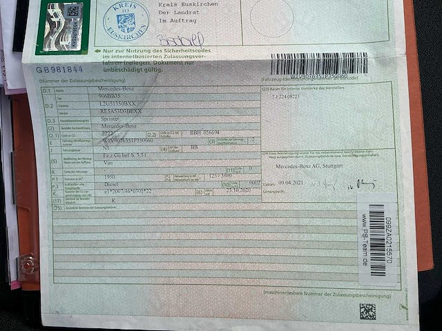 2021 mercedes sprinter lichte vracht - afbeelding 42 van  48