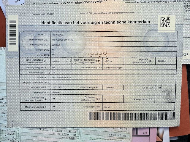 2021 mercedes sprinter lichte vracht - afbeelding 39 van  48