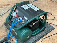 2021 metabo power 250-10 w of luchtcompressor - afbeelding 2 van  4