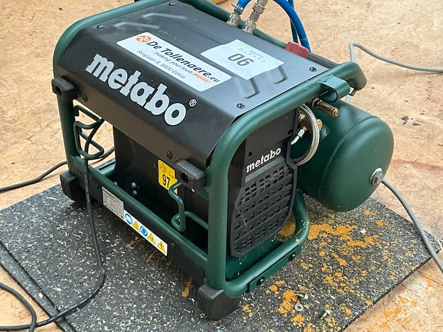 2021 metabo power 250-10 w of luchtcompressor - afbeelding 3 van  4