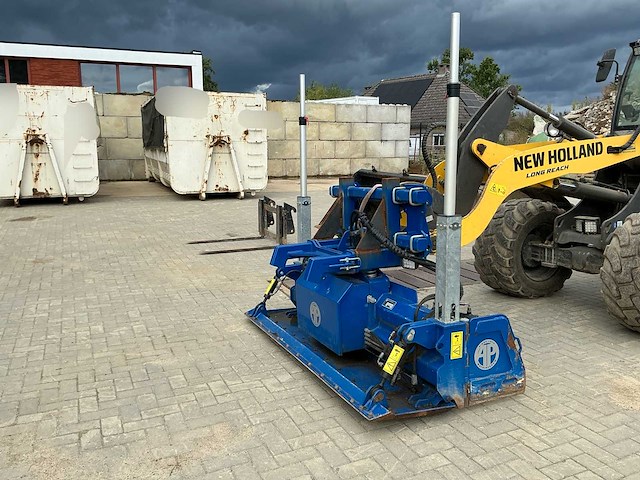 2021 new holland w80c lr wiellader met 2 bakken, palletvork en ap-leveler - afbeelding 25 van  49