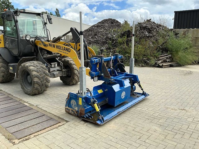 2021 new holland w80c lr wiellader met 2 bakken, palletvork en ap-leveler - afbeelding 30 van  49