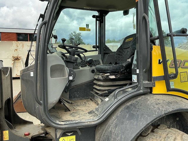 2021 new holland w80c lr wiellader met 2 bakken, palletvork en ap-leveler - afbeelding 49 van  49