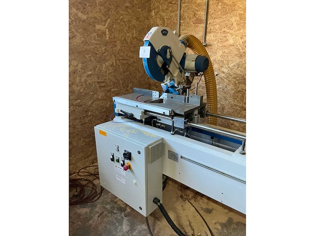 2021 omga tr2b ce nc int 5500 oleo industriële dubbele afkortzaagmachine - afbeelding 11 van  15