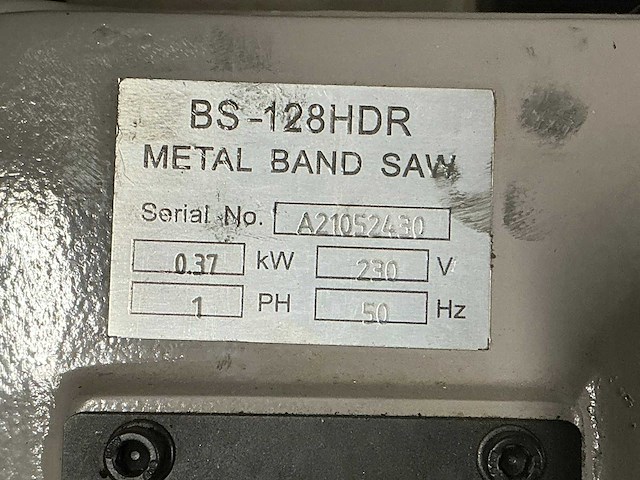 2021 one-welding bs-128hdr bandzaagmachine - afbeelding 3 van  3