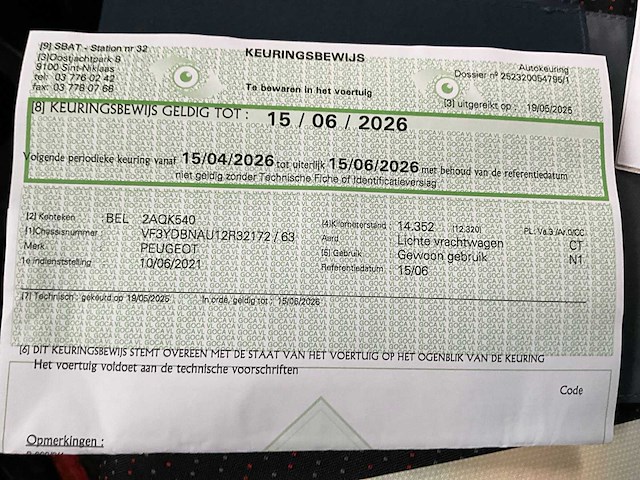 2021 peugeot boxer - afbeelding 25 van  39