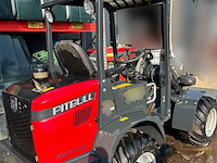 2021 pitbull x27-45 knik wiellader - 830h– hydraulische snelwissel – incl. grondbak & palletvorken - afbeelding 6 van  7
