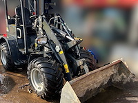 2021 pitbull x27-45 knik wiellader - 830h– hydraulische snelwissel – incl. grondbak & palletvorken - afbeelding 3 van  7