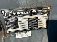 2021 pitbull x27-45 knik wiellader - 830h– hydraulische snelwissel – incl. grondbak & palletvorken - afbeelding 7 van  7