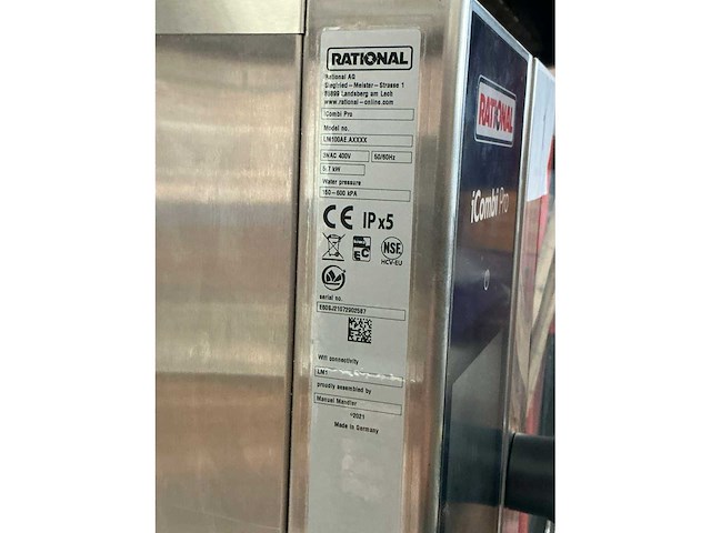 2021 rational icombi pro combisteamer - afbeelding 4 van  7
