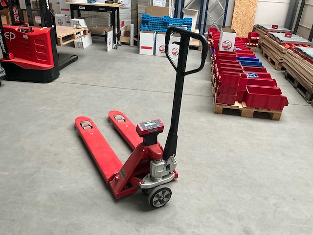 2021 ravas 1100 transpallet met weegschaal - afbeelding 1 van  6