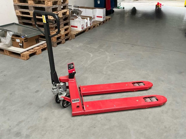2021 ravas 1100 transpallet met weegschaal - afbeelding 2 van  6