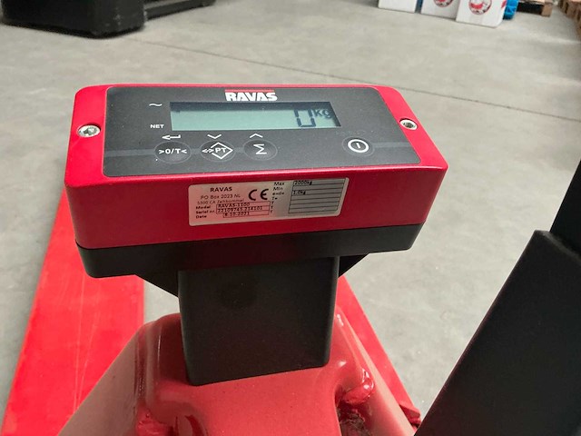 2021 ravas 1100 transpallet met weegschaal - afbeelding 6 van  6