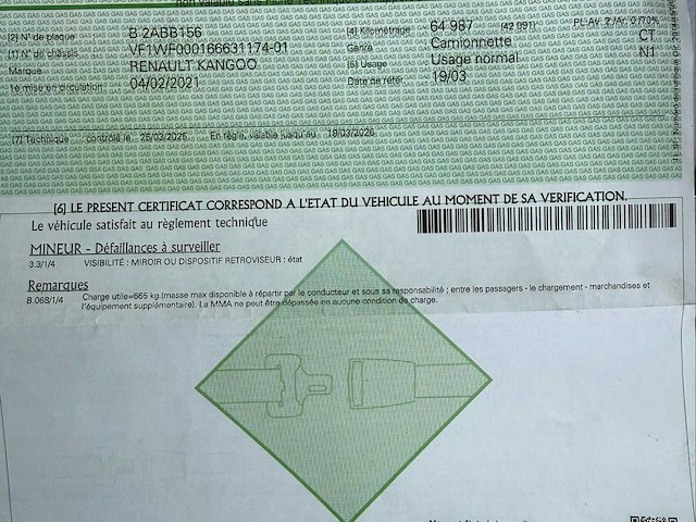 2021 renault kangoo lichte vracht - 75000km - geldige technische keuring - afbeelding 30 van  39