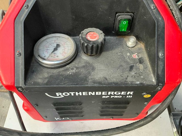 2021 rothenberger rp pro-iii elektrische testpomp - afbeelding 3 van  6