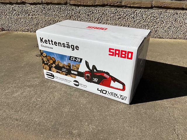 2021 sabo cs-25 kettingzaag - afbeelding 3 van  10