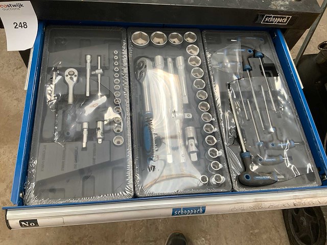 2021 scheppach tw100 gereedschapswagen - afbeelding 4 van  8