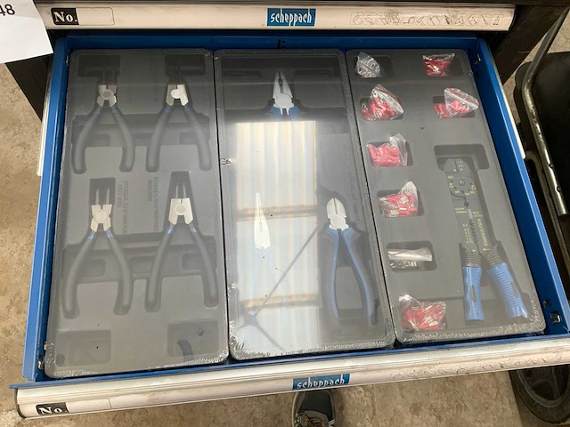 2021 scheppach tw100 gereedschapswagen - afbeelding 5 van  8