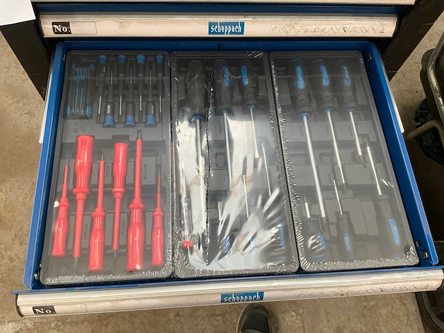 2021 scheppach tw100 gereedschapswagen - afbeelding 6 van  8