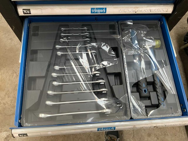 2021 scheppach tw100 gereedschapswagen - afbeelding 7 van  8