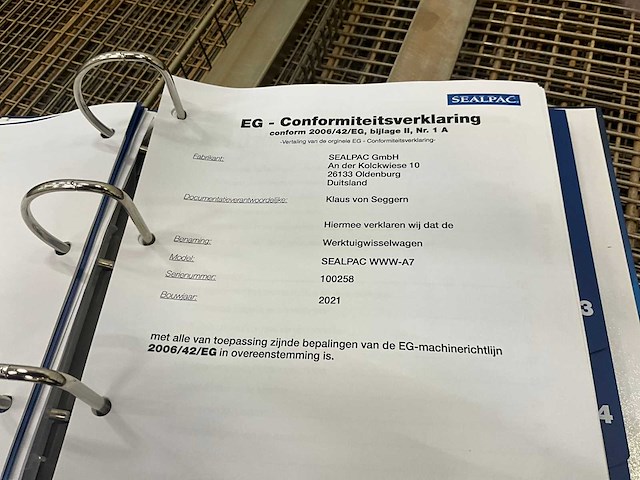 2021 sealpac a7 max rvs schalensluitmachine/sealmachine - afbeelding 43 van  50