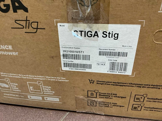 2021 stiga stig srsw01 robotmaaier - afbeelding 3 van  3