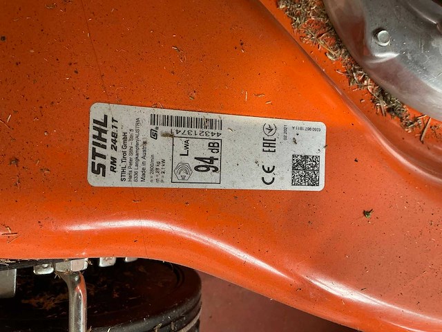 2021 stihl rm 248t grasmaaier - afbeelding 5 van  5