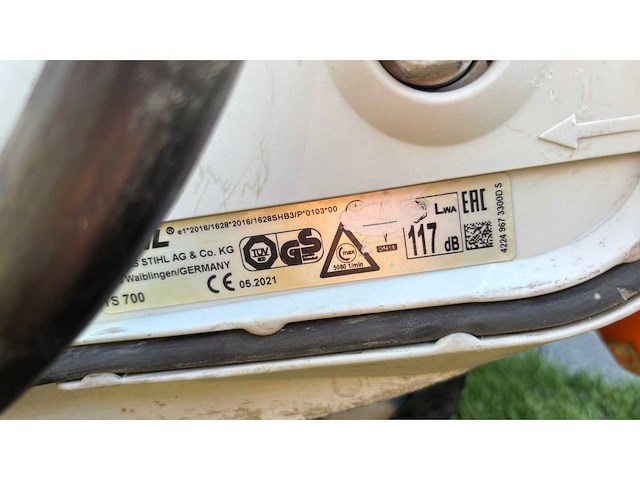 2021 stihl ts700 betonzaag - functioneel - afbeelding 5 van  5