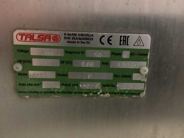 2021 talsa mix 65p mengmachine - afbeelding 5 van  6