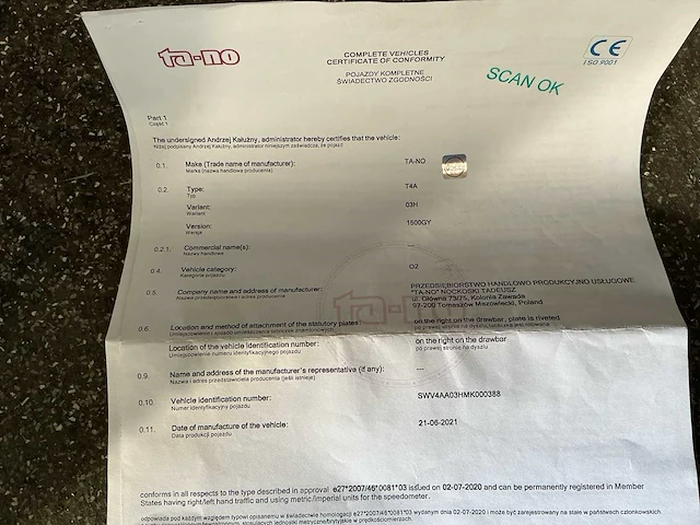 2021 tano t4a aanhangwagen - afbeelding 17 van  28