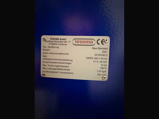 2021 tesoma maxi-standard textieldroogtunnel - afbeelding 7 van  7